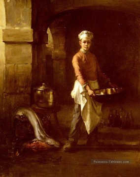 Le Marmiton Joseph Claude Bail Peinture à l'huile